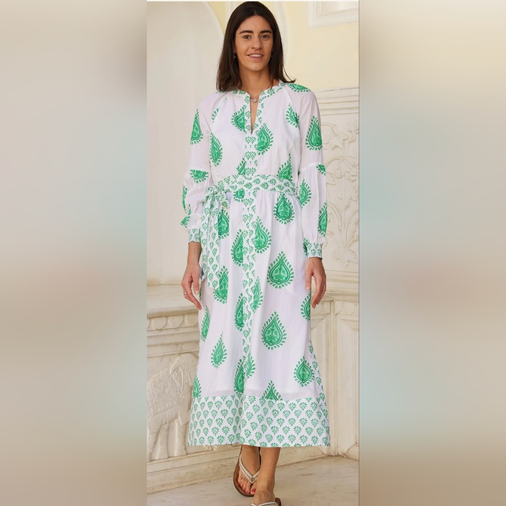 NWT Aspiga Cara Block Print Dress